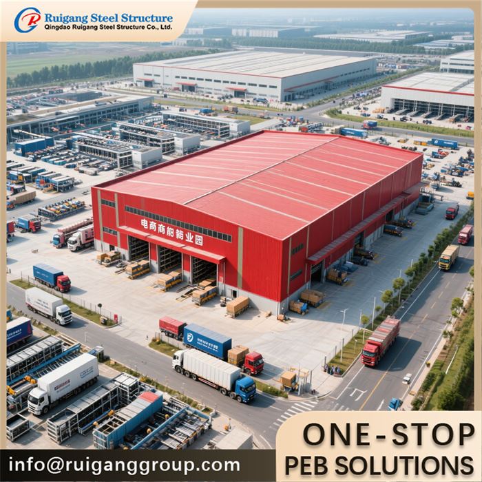 Prefab Car Showroom Structure Warehouse